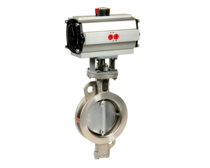 Stainless steel double offset butterfly valve 1114 DN50 + ADA40